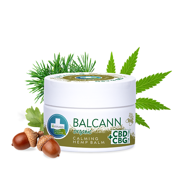 ANNABIS BALCANN CBD + CBG био мехлем +дъбова кора за суха кожа