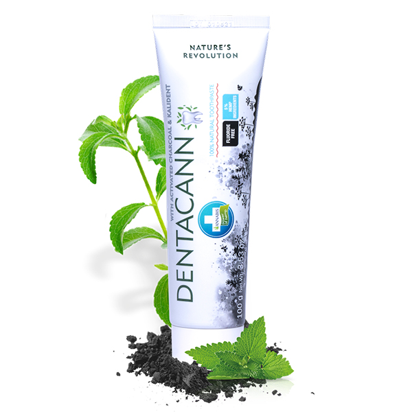 ANNABIS Dentacann - натурална паста за зъби с активен въглен и калидент